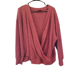 Torrid Deep Red V-Neck Sweater